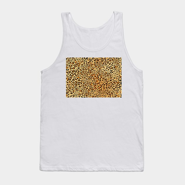 New Leopard Texture 5 Tank Top by B&K